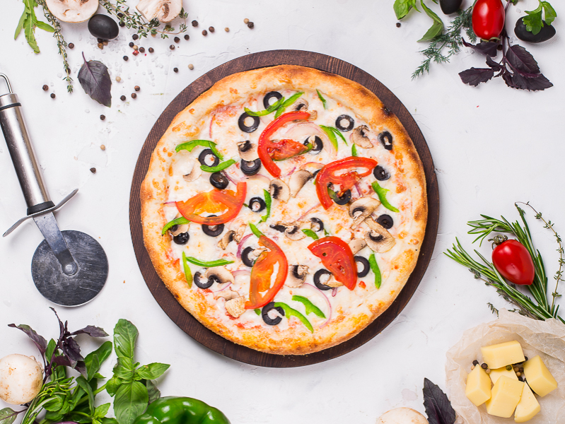 Пицца "Вегетарианский микс" 