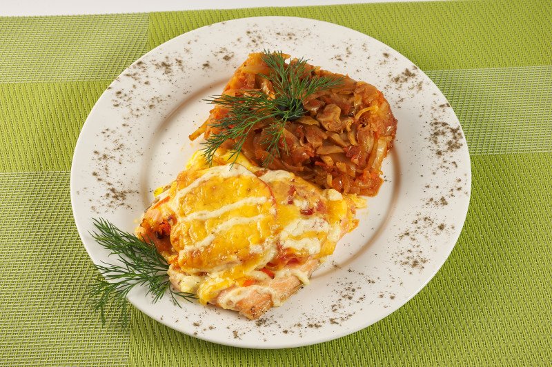 Капуста тушеная 