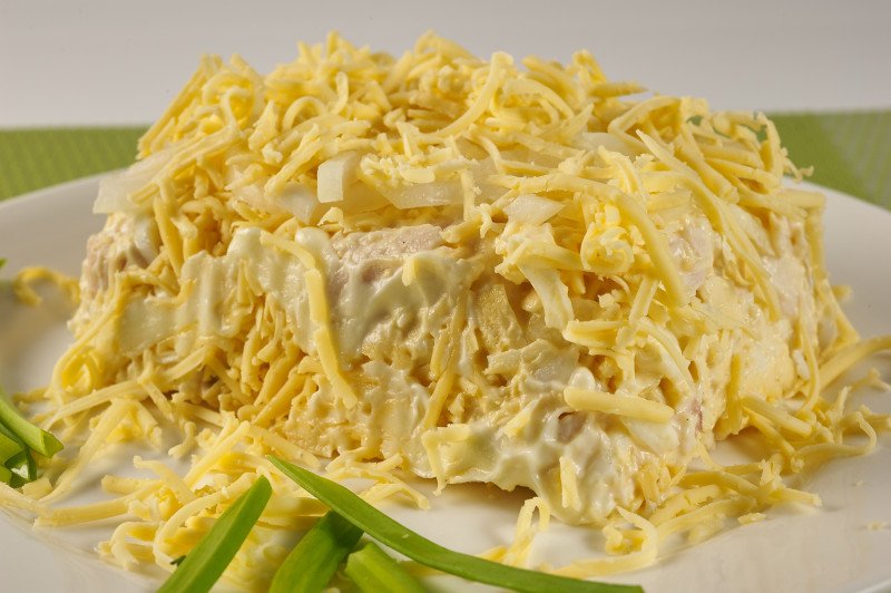 Салат "Лебедь"