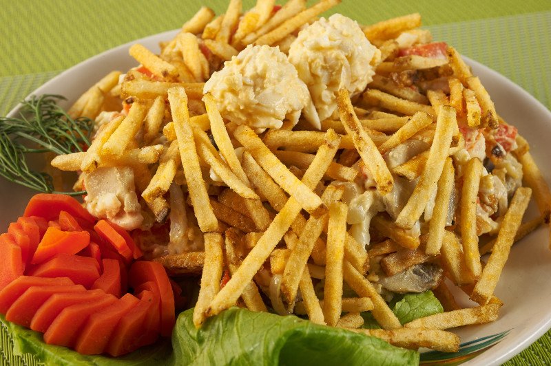 Салат "Гнездышко"