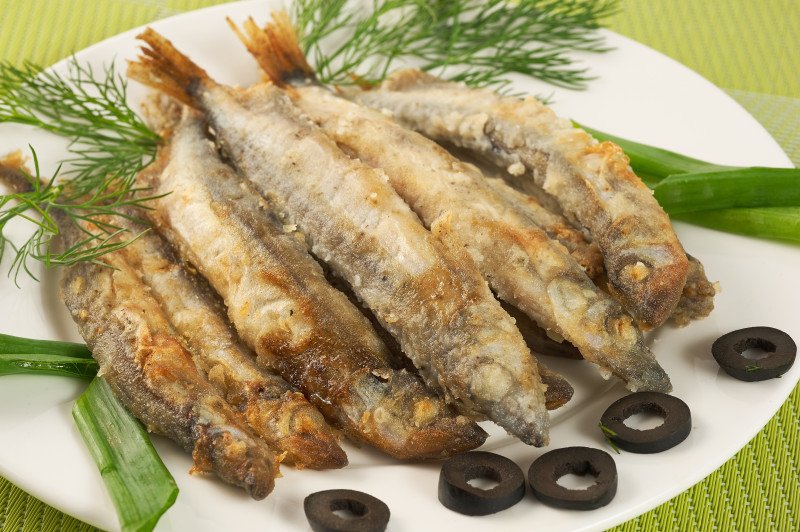 Мойва жареная 