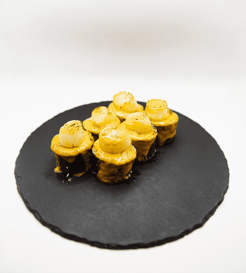 Запеченный гребешок-биск