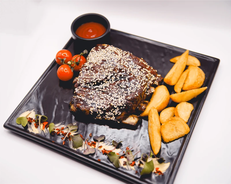 Рёбра терияки 