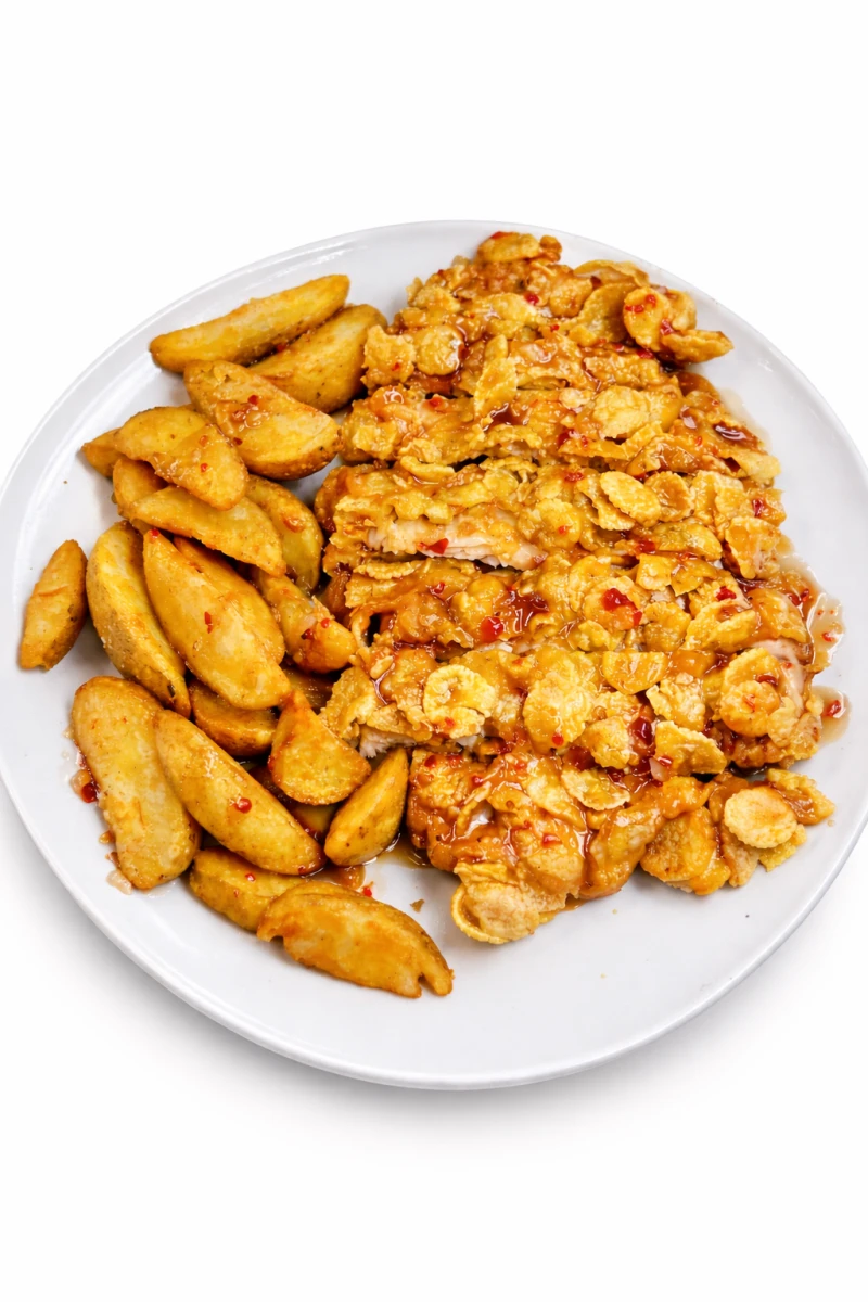 Курица в хлопьях