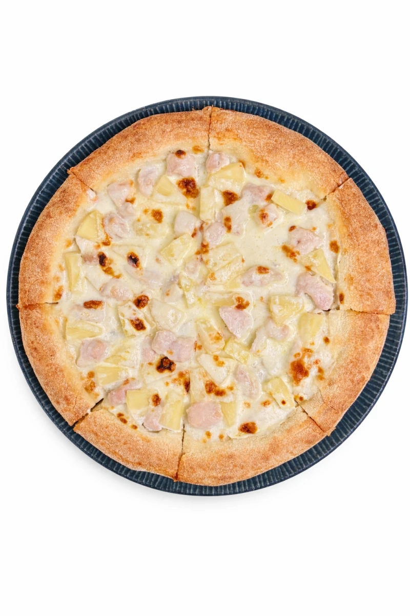 Пицца с ананасами