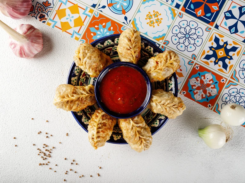 Сет из десяти мантов с бараниной