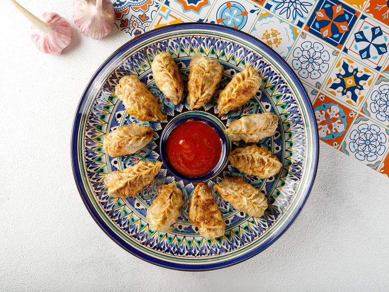 Сет из 10 мантов с бараниной