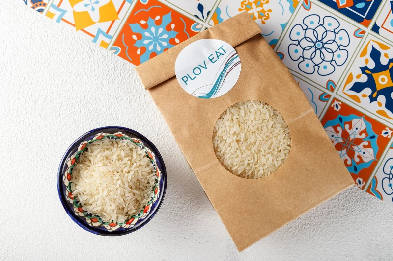 Рис "Дервиза" БЕЛЫЙ для плова 1кг