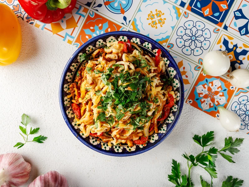 Лагман жареный 