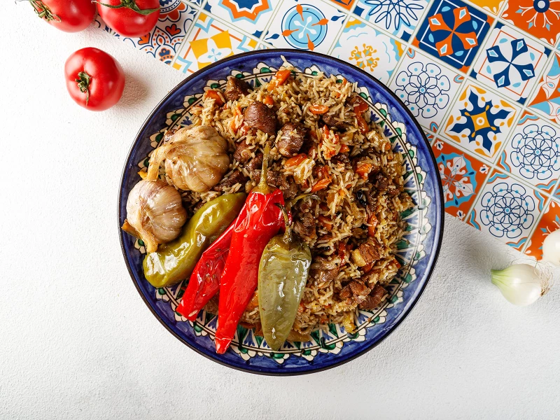 Плов Чайханский на огне 1кг 