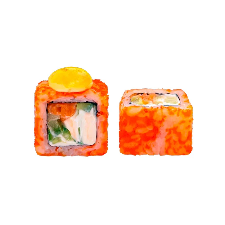 Калифорния с лососем Хот ролл