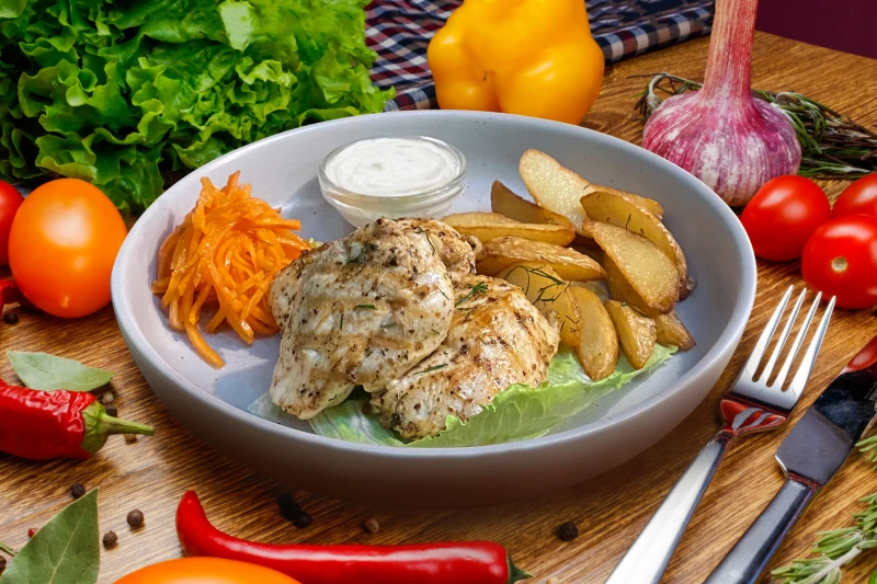 Шашлык из курицы по-домашнему