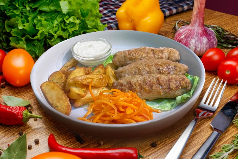 Люля-кебаб из свинины