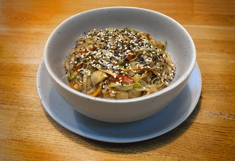 Удон с овощами