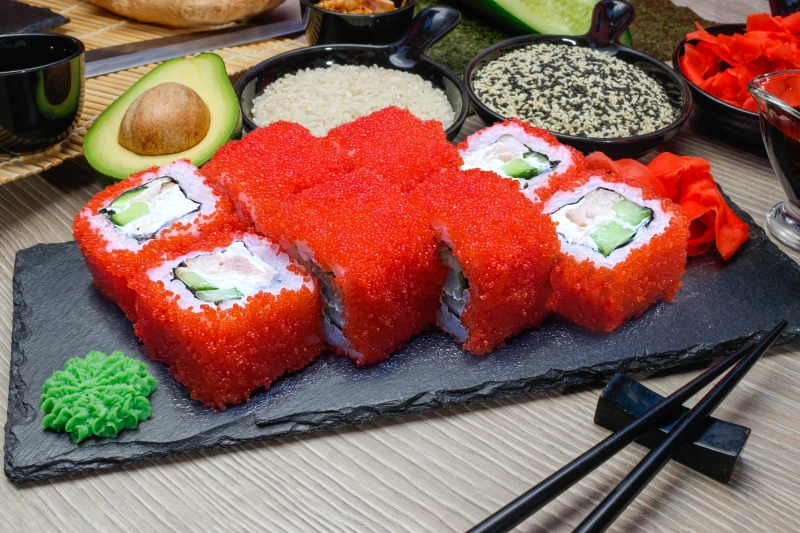 Калифорния с угрем