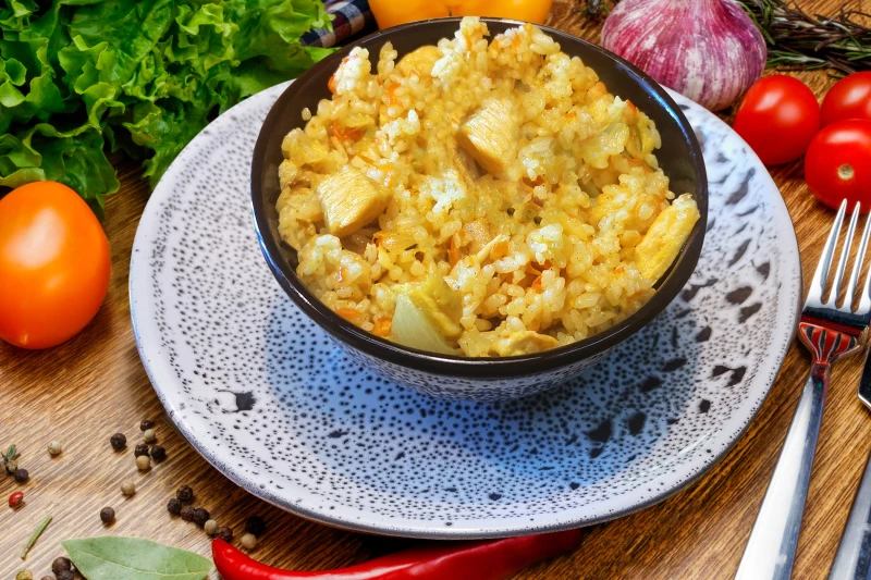 Плов с курицей