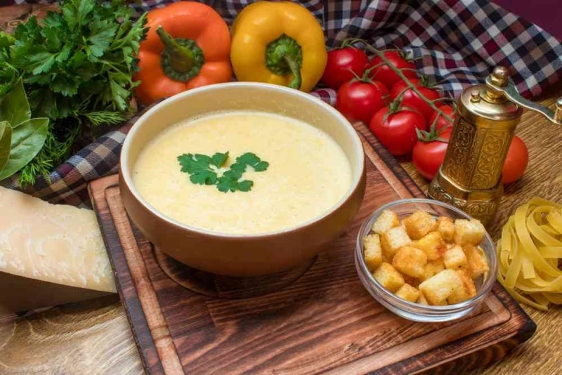 Сырный суп-крем