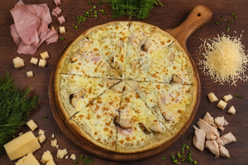Ветчина с курицей 25 см