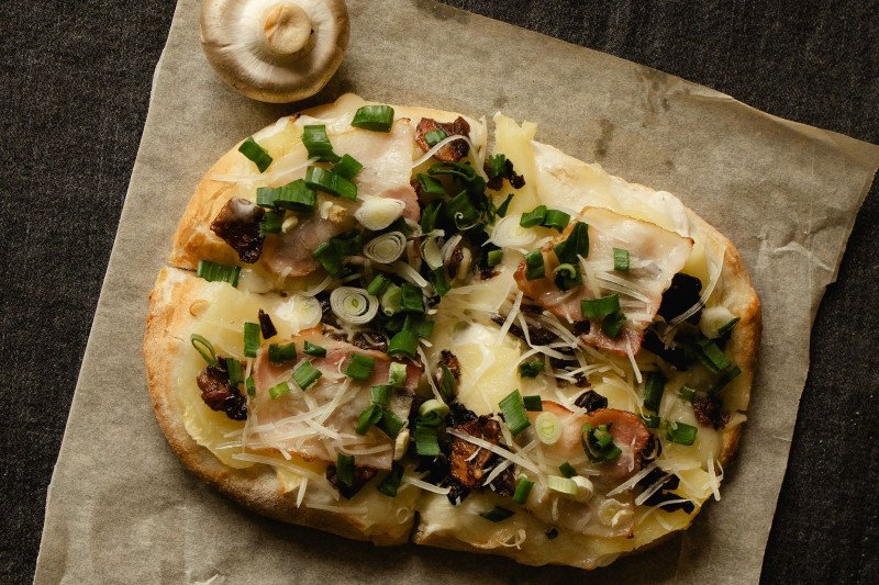 МИНИ-ПИЦЦА ДЕРЕВЕНСКАЯ С ГРИБАМИ XS