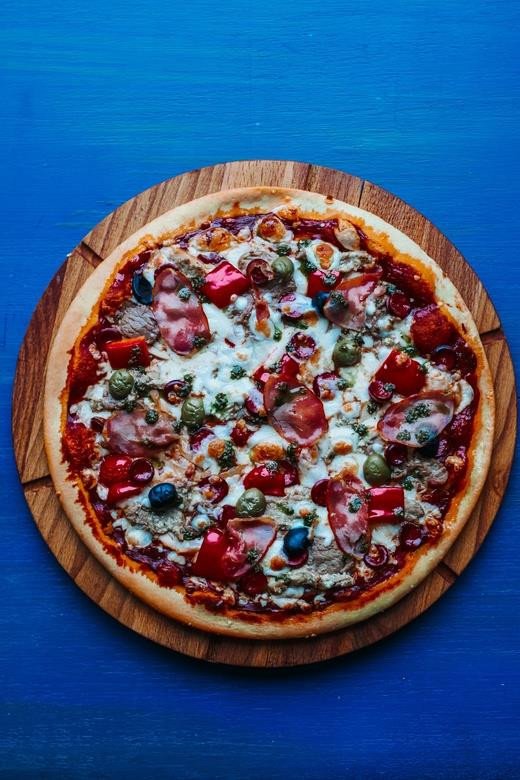 Мясной удар, пицца, 370 г