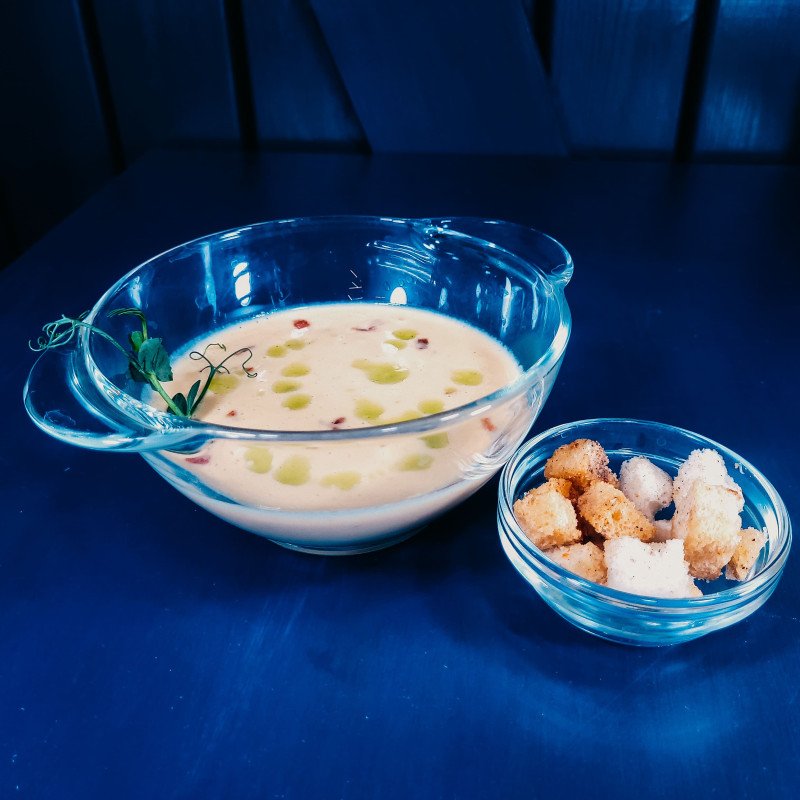 Крем-суп Сырный с беконом, 200 г