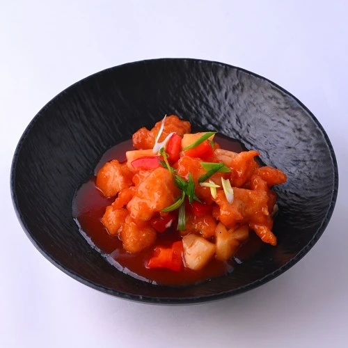 Курица с ананасами 