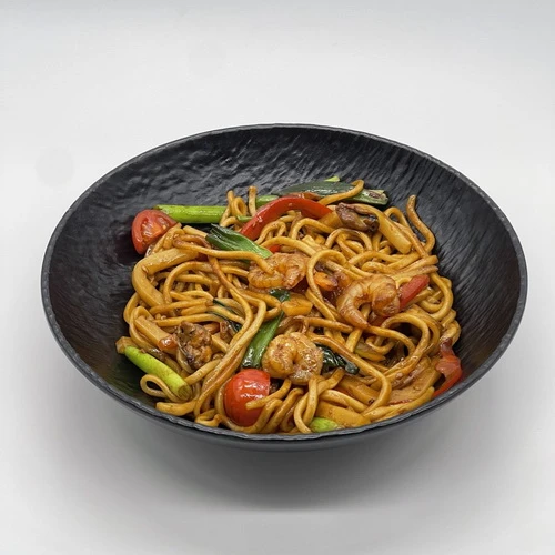 Лапша с морепродуктами