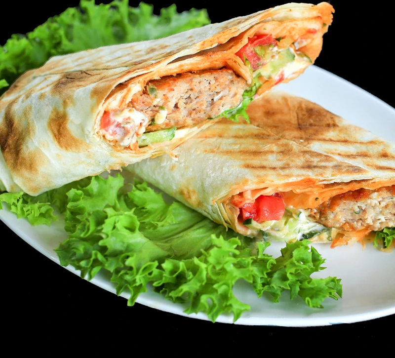 Шаурма с люля кебаб из курицы  (время приготовления от 15 минут) 