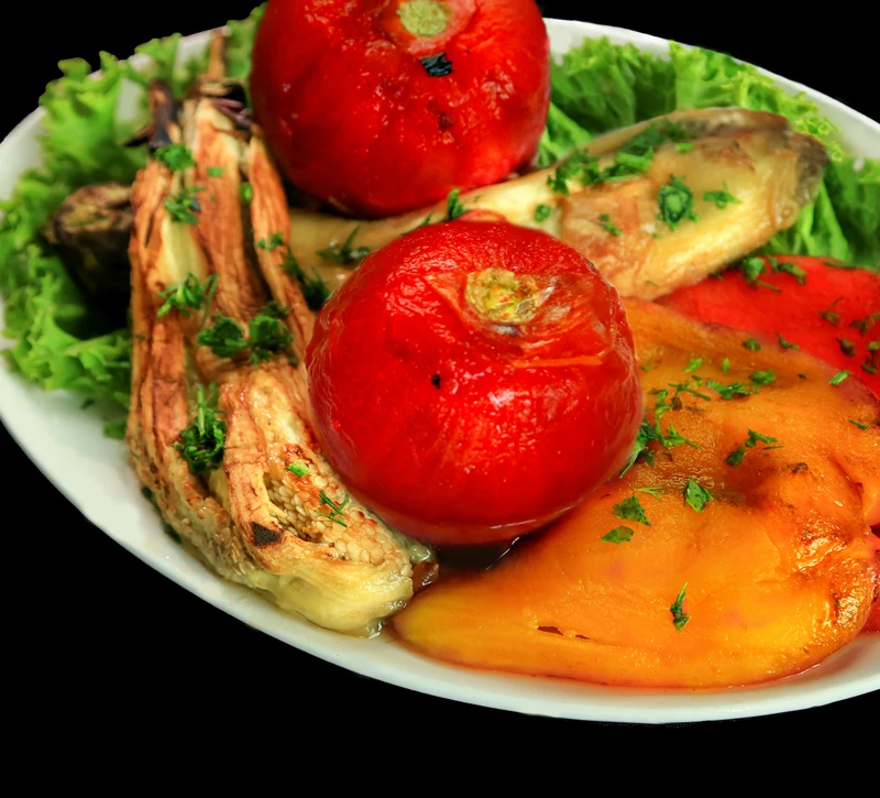 Овощи на углях 350