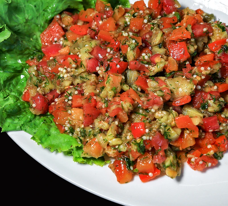 Салат из запеченных овощей 100 гр