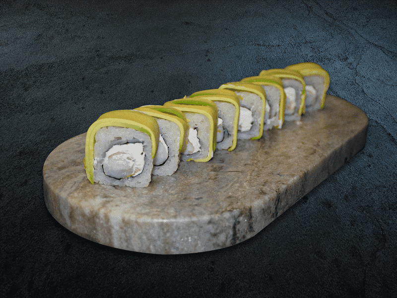 Авокадо с креветкой