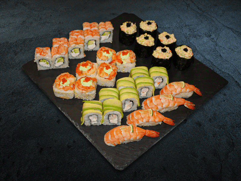 Сет Авокадо и Креветка