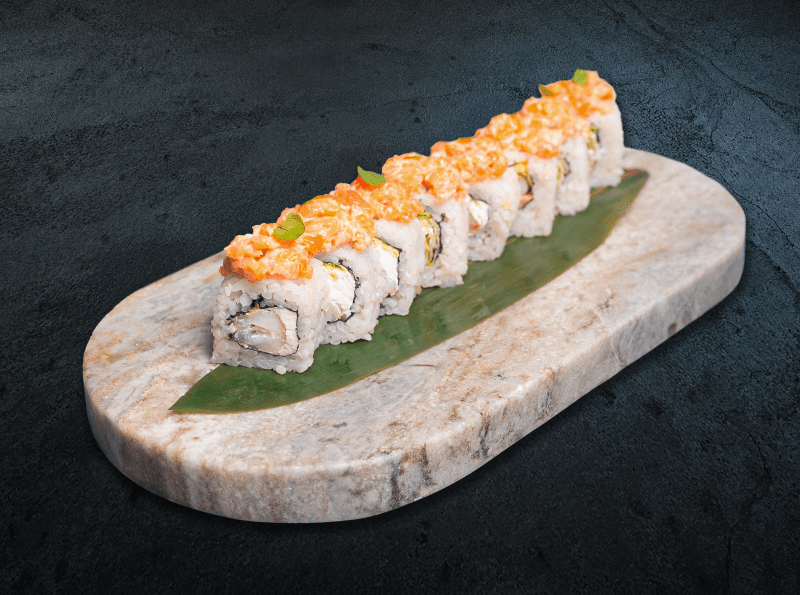 Острый охлажденный лосось