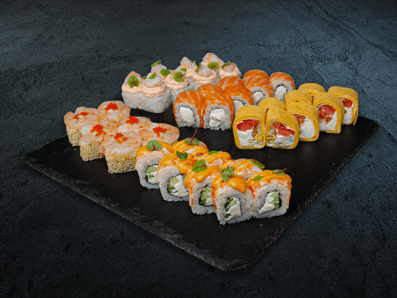 Сет Креветка Лосось