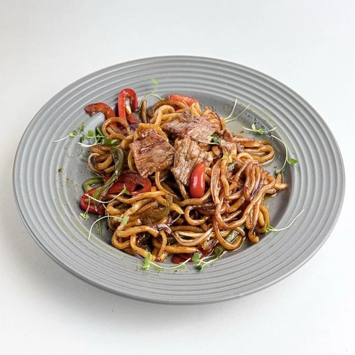 Лапша с говядиной