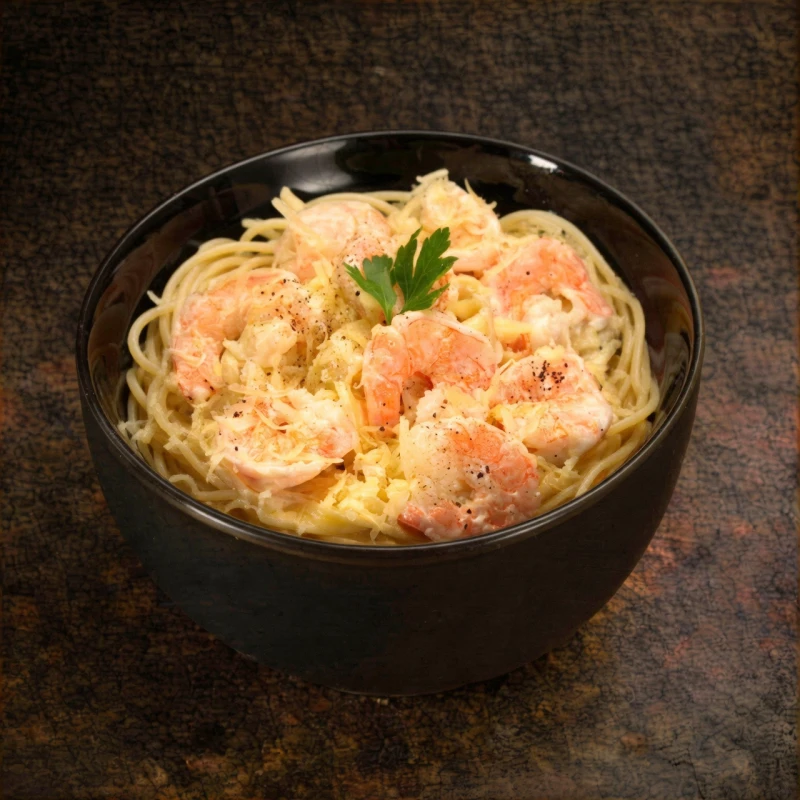 Паста с креветками