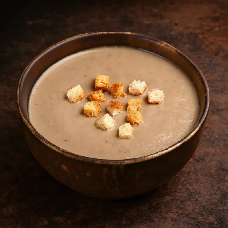 Крем суп грибной