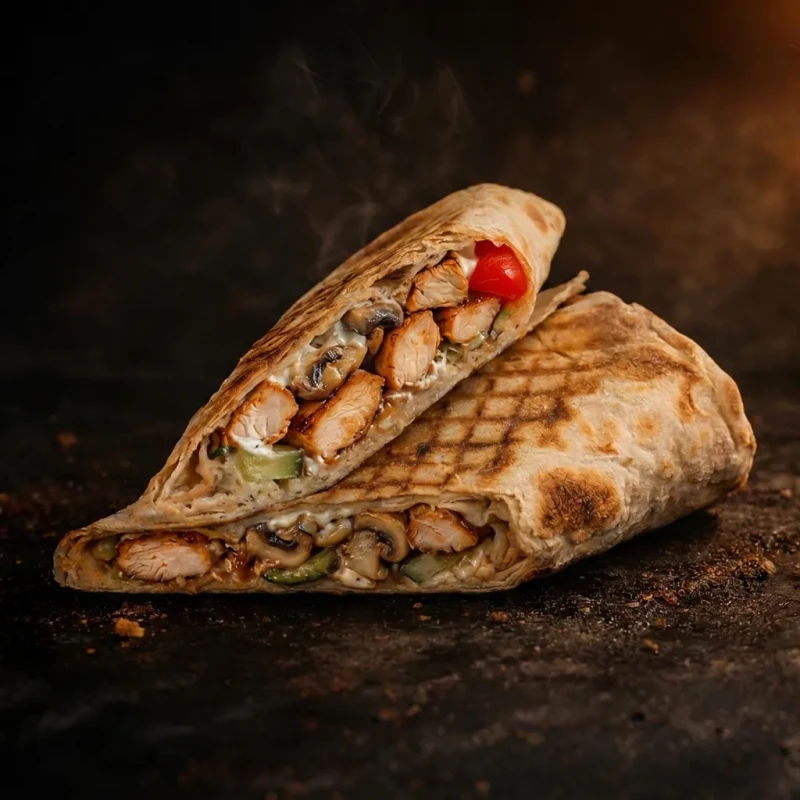 Грибная шаурма