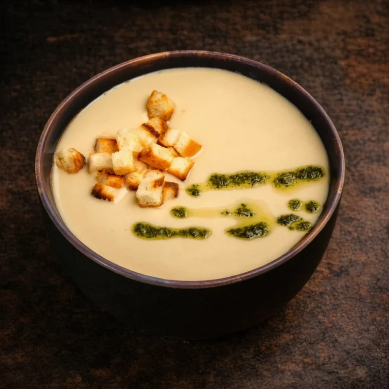 Крем суп сырный