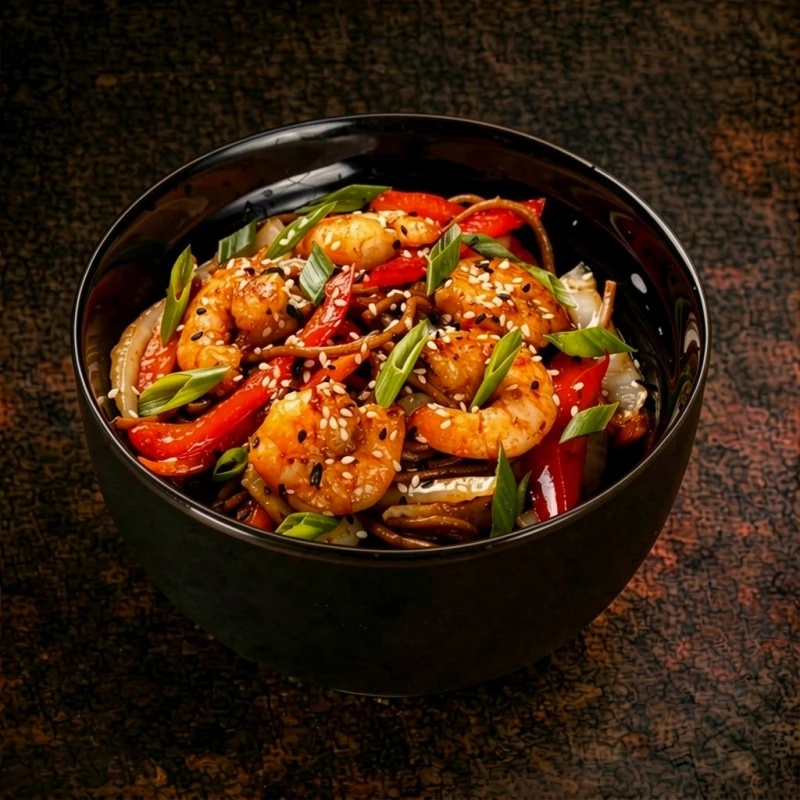 Удон с морепродуктами