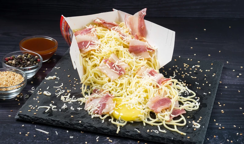 Карбонара по-азиатски