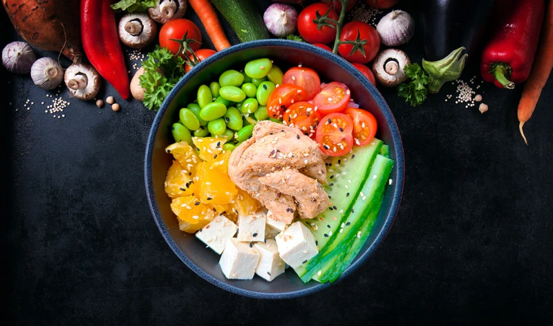 Поке с курочкой