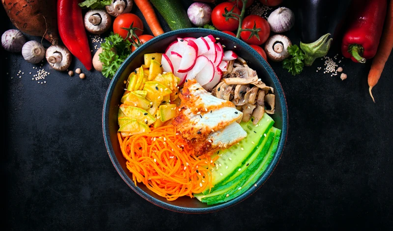 Боул с угрем