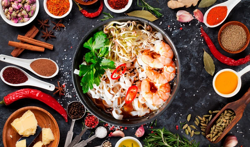 Фо Бо с креветками