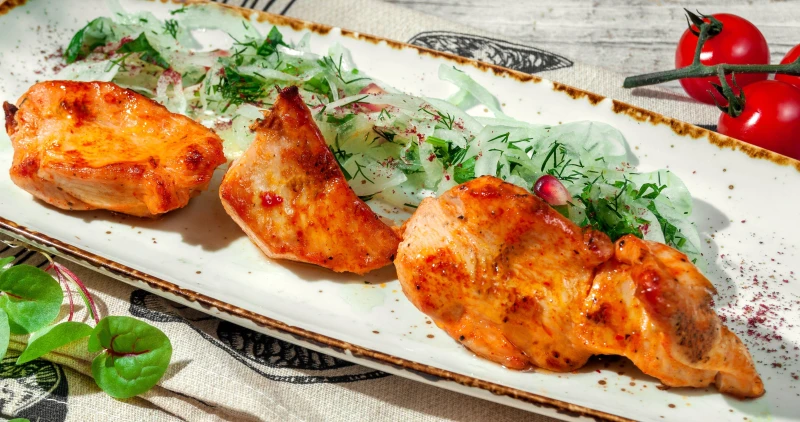 Шашлык из курицы 120/20гр