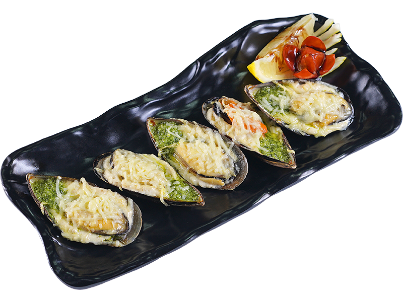 Запеченные мидии