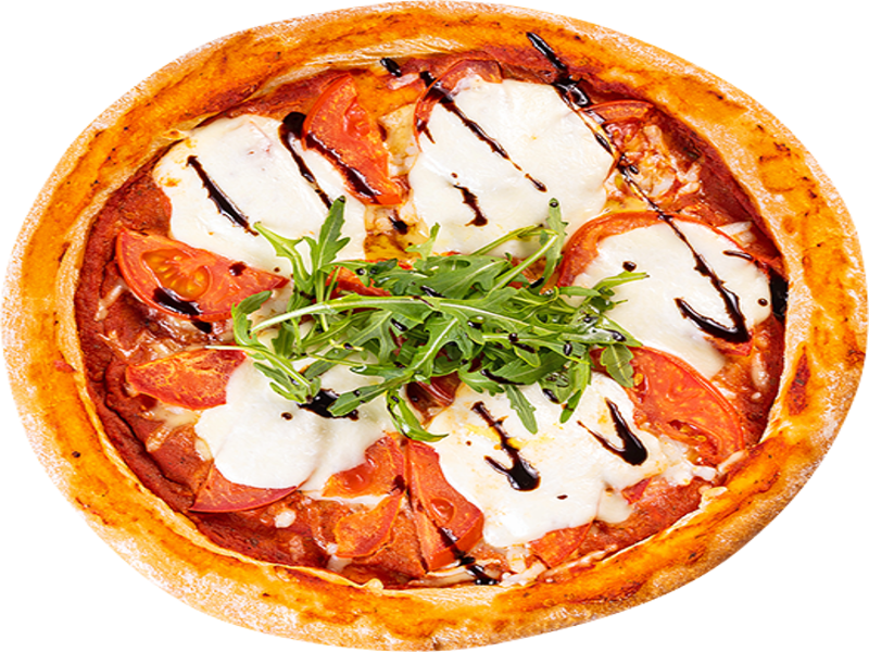 Пицца с сырами Моцарелла и Сулугуни