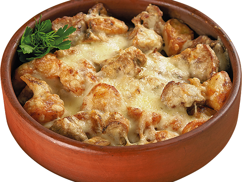 Кеци со свиной вырезкой