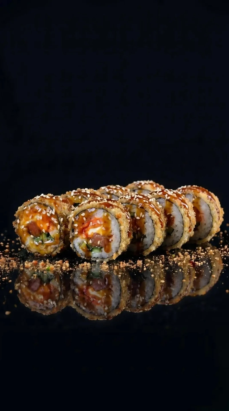 Темпура с жареным тунцом