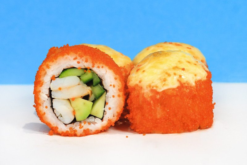 Запеченная Калифорния с Креветкой